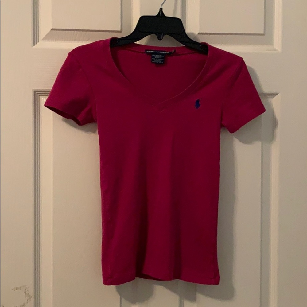 🌟SALE🌟 Ralph Lauren Maroon/Pink Top